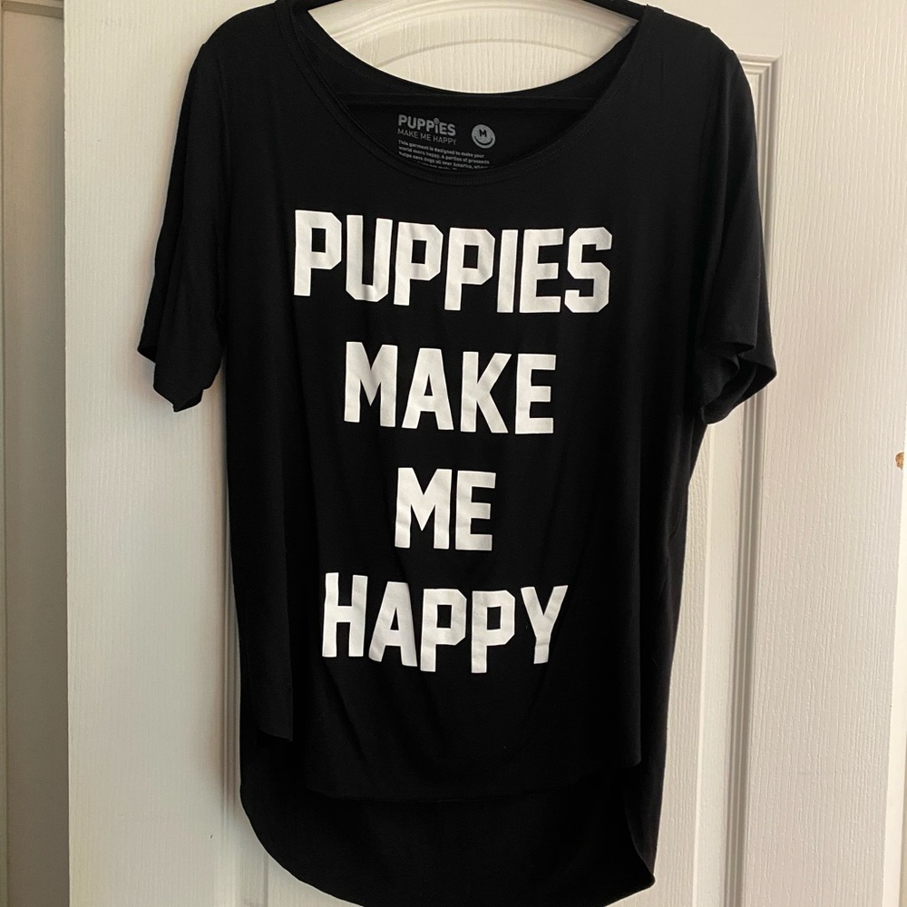 Puppies Make Me Happy Tee